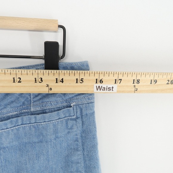 Pilcro Anthropologie Jeans Womens 30 Blue Wide Leg Denim High Rise Trouser - Picture 5 of 10